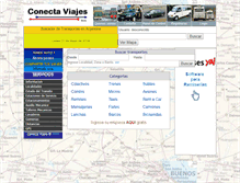 Tablet Screenshot of conectaviajes.com.ar